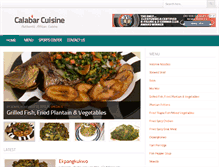 Tablet Screenshot of calabarcuisinehouston.com